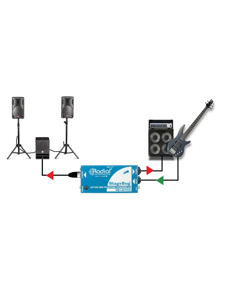  RADIAL ENGINEERING SB-1-ACOUSTIC Direct boxes - D.I. active acoustic instruments|MusicGoodDeal 