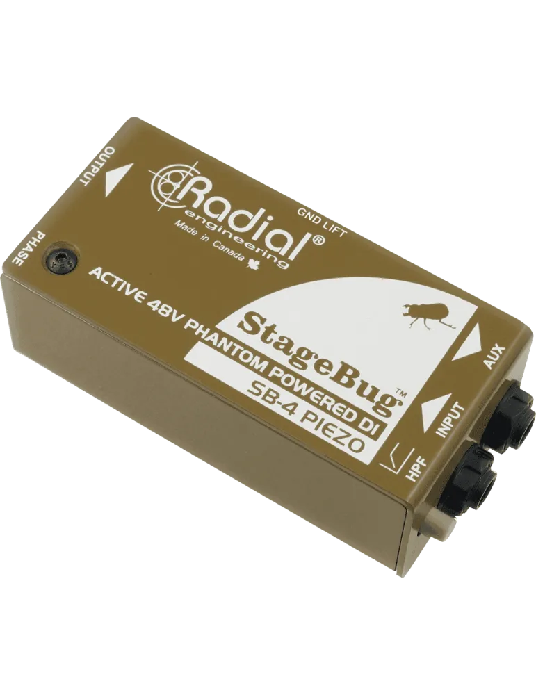  RADIAL ENGINEERING SB-4-PIEZO Direct boxes - I.D. for Piezo microphones|MusicGoodDeal 