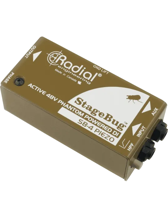  RADIAL ENGINEERING SB-4-PIEZO Direct boxes - I.D. for Piezo microphones|MusicGoodDeal 