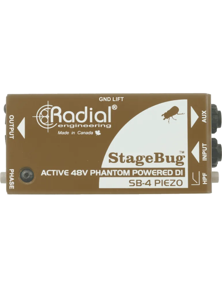  RADIAL ENGINEERING SB-4-PIEZO Direct boxes - I.D. for Piezo microphones|MusicGoodDeal 