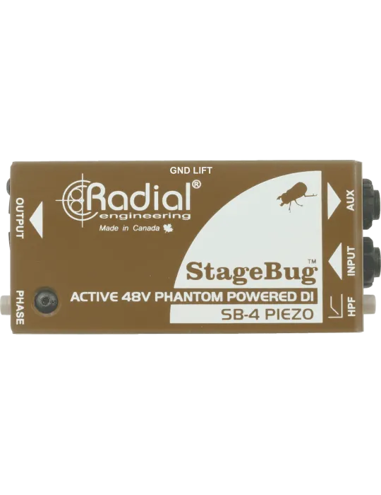 RADIAL ENGINEERING SB-4-PIEZO Direct boxes - I.D. for Piezo microphones|MusicGoodDeal 