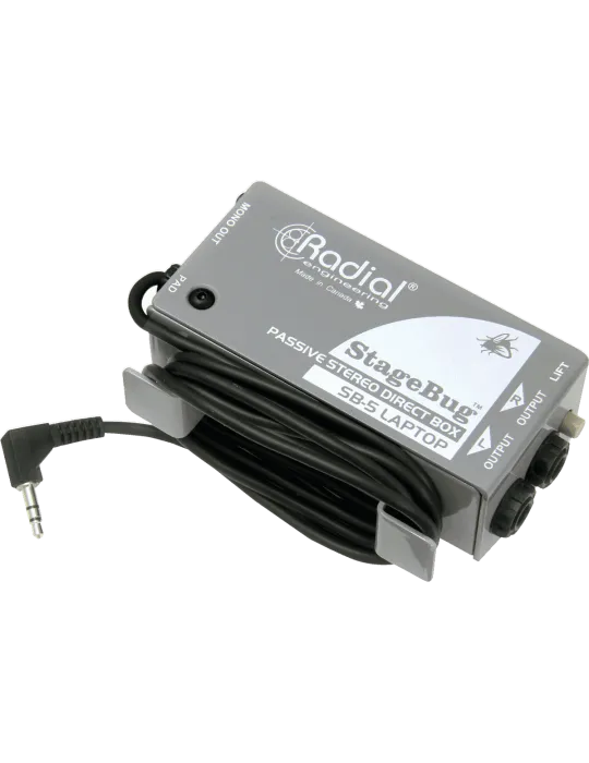  RADIAL ENGINEERING SB-5-LAPTOP Direct boxes - D.I. for computer|MusicGoodDeal 