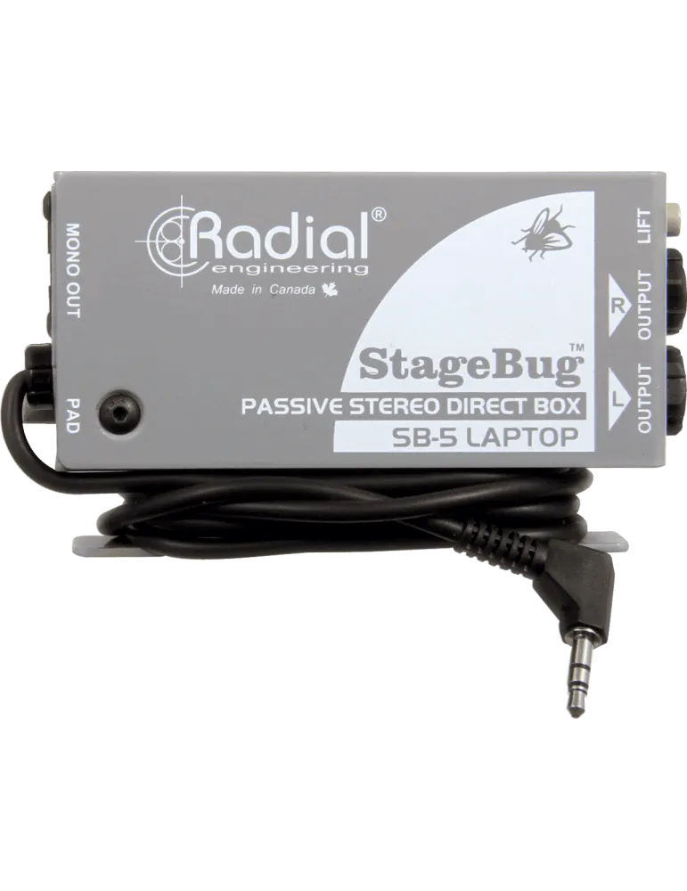  RADIAL ENGINEERING SB-5-LAPTOP Direct boxes - D.I. for computer|MusicGoodDeal 