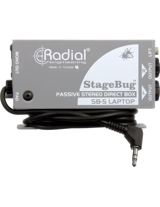  RADIAL ENGINEERING SB-5-LAPTOP Direct boxes - D.I. for computer|MusicGoodDeal 