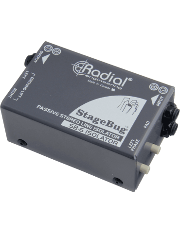  RADIAL ENGINEERING SB-6-ISOLATOR DI-Boxen - Stereo-Line-Isolator|MusicGoodDeal 