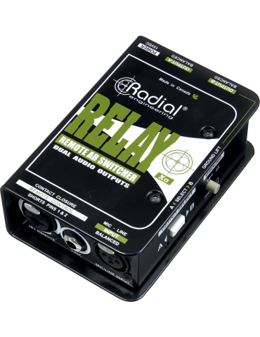  RADIAL ENGINEERING RELAY-XO D.I. - Mikro 1 in 2 out|MusicGoodDeal 