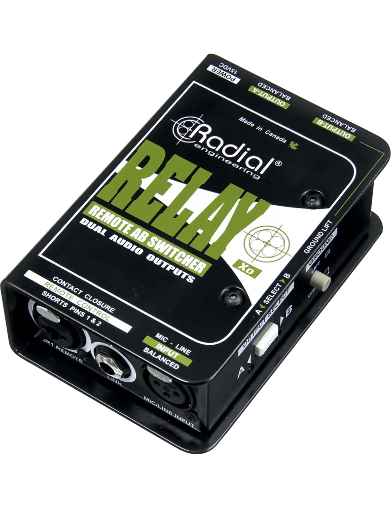  RADIAL ENGINEERING RELAY-XO D.I. - Mikro 1 in 2 out|MusicGoodDeal 