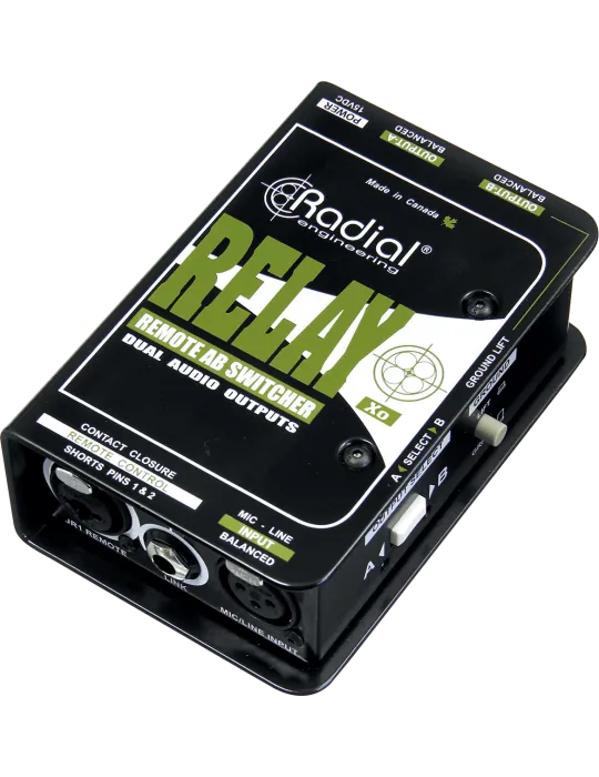  RADIAL ENGINEERING RELAY-XO D.I. - Mikro 1 in 2 out|MusicGoodDeal 