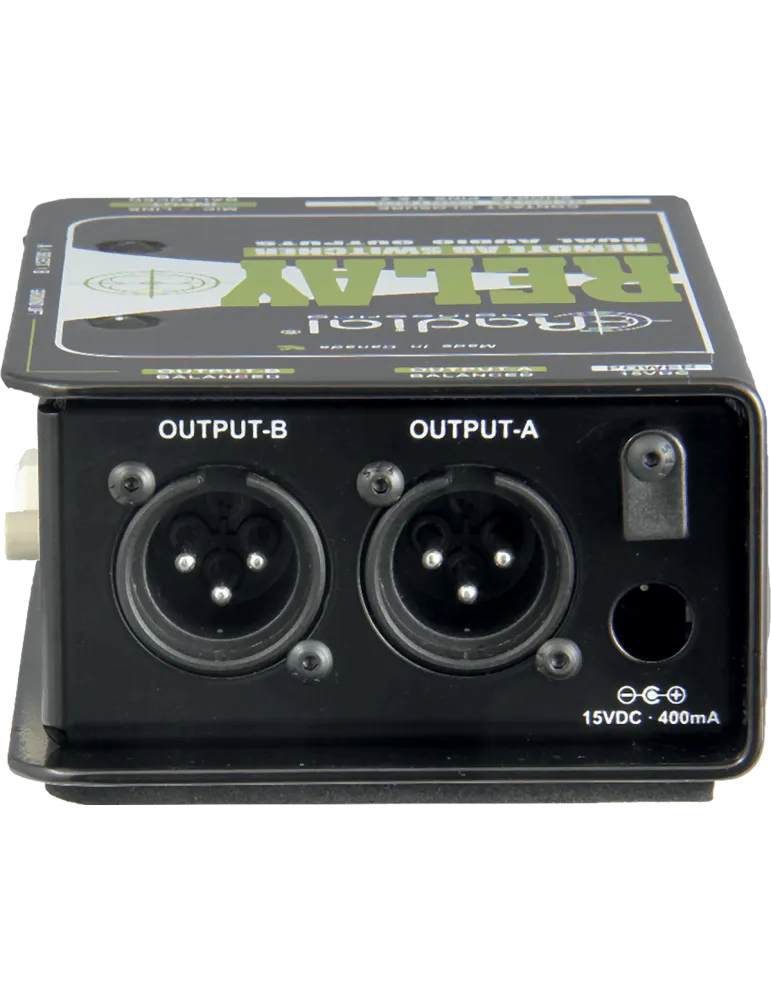  RADIAL ENGINEERING RELAY-XO D.I. - Mikro 1 in 2 out|MusicGoodDeal 