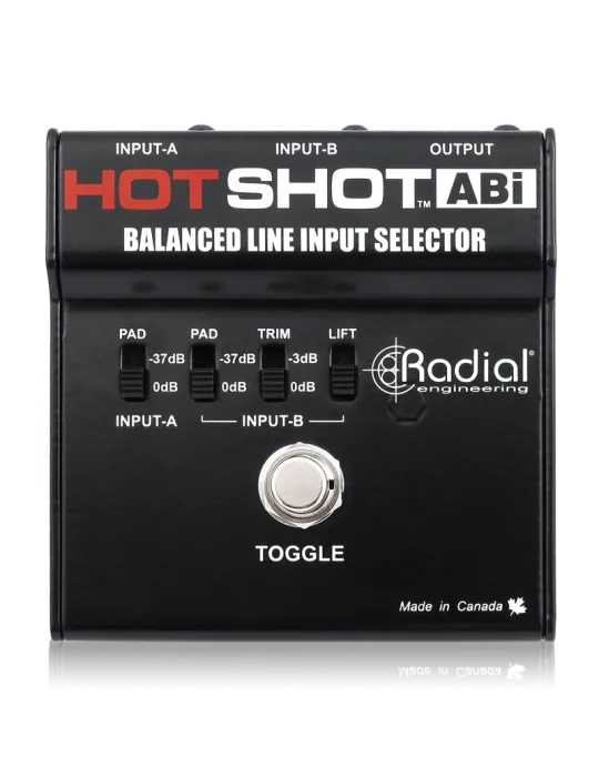 RADIAL ENGINEERING HOTSHOT-ABI Selectores - Selector de entrada|MusicGoodDeal 