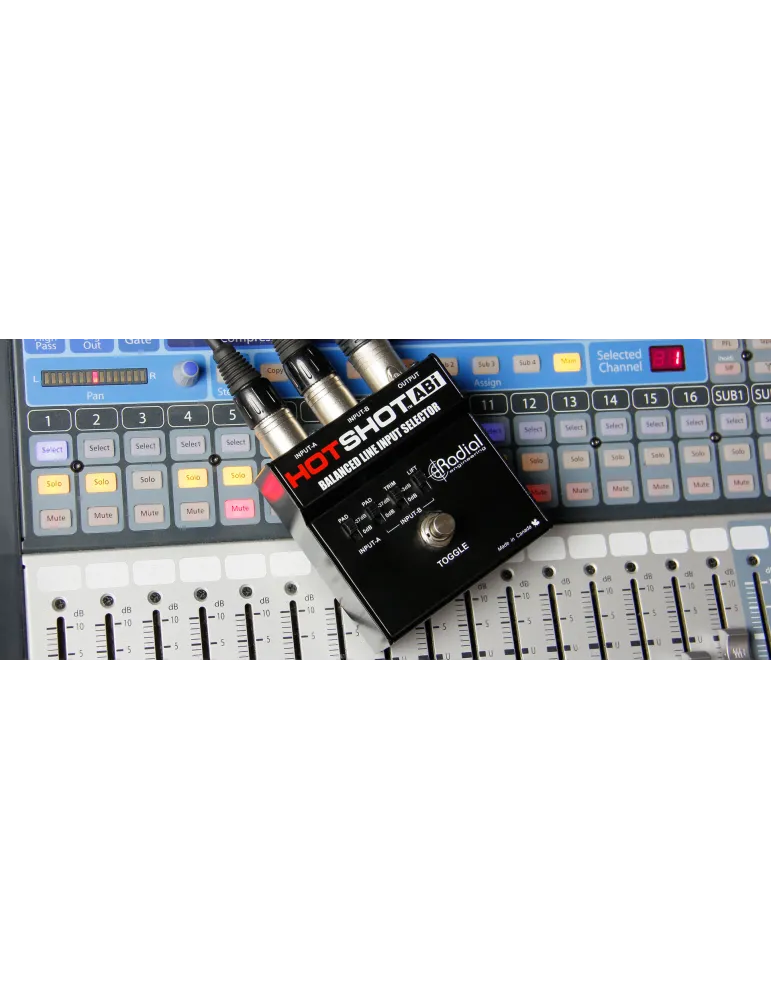  RADIAL ENGINEERING HOTSHOT-ABI Selectores - Selector de entrada|MusicGoodDeal 