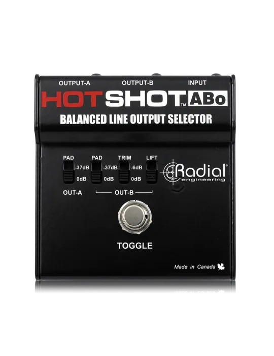  RADIAL ENGINEERING HOTSHOT-ABO Selectores - Selector de salida|MusicGoodDeal 