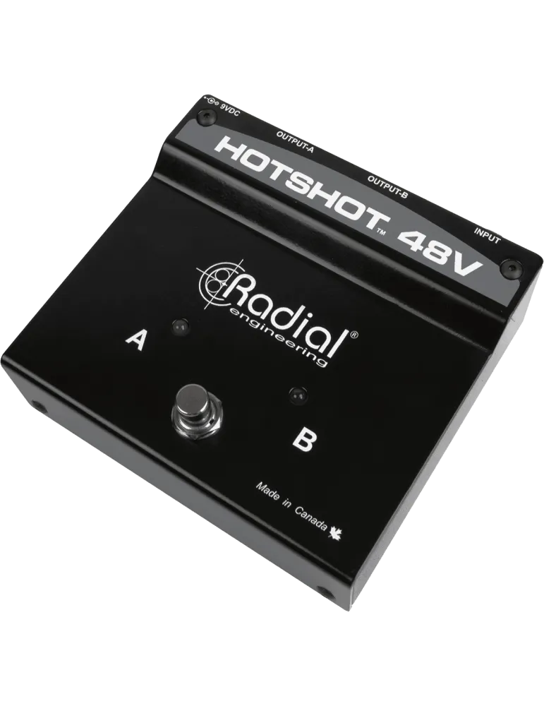 RADIAL ENGINEERING HOTSHOT-48V Wahlschalter - |MusicGoodDeal