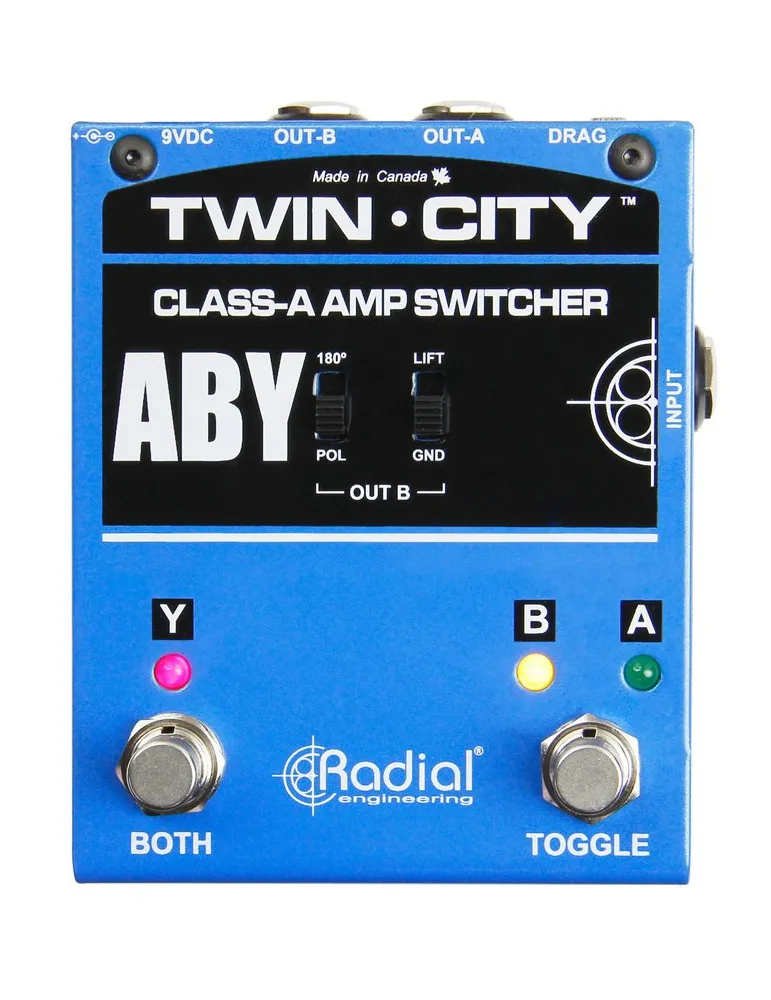  TONEBONE TWIN-CITY Instrumentos - ABY con corrección de impedancia|MusicGoodDeal 