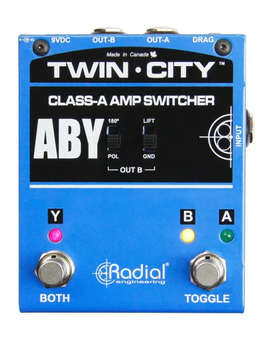  TONEBONE TWIN-CITY Instrumentos - ABY con corrección de impedancia|MusicGoodDeal 