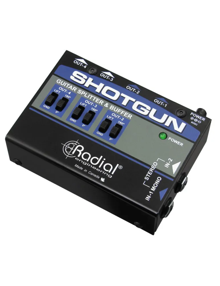  TONEBONE SHOTGUN Instrumente - Signaltrenner 4 Ausgänge|MusicGoodDeal 