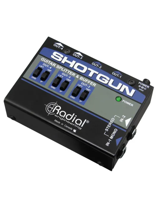  TONEBONE SHOTGUN Instrumente - Signaltrenner 4 Ausgänge|MusicGoodDeal 