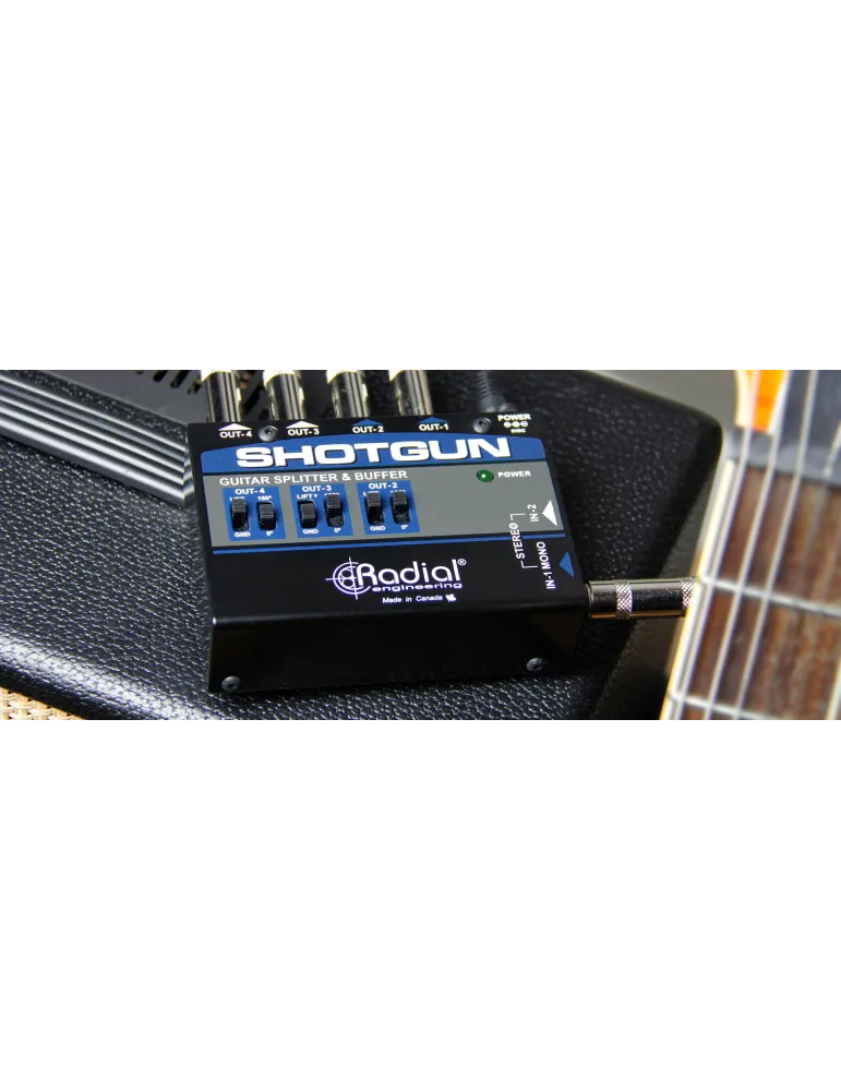  TONEBONE SHOTGUN Instrumente - Signaltrenner 4 Ausgänge|MusicGoodDeal 