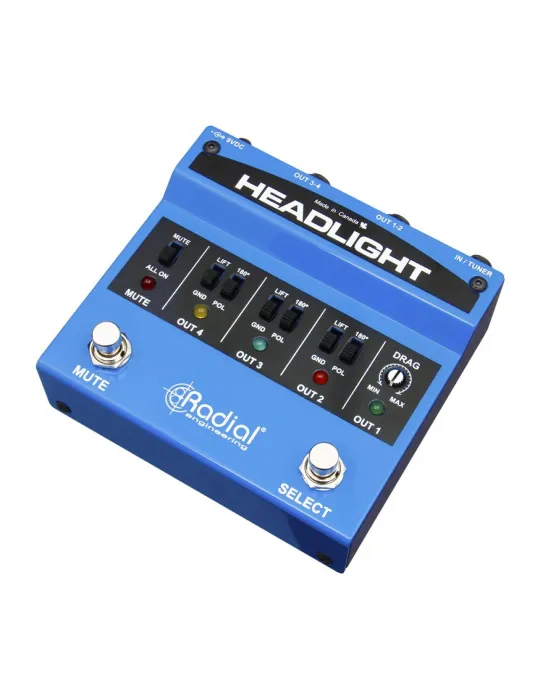  TONEBONE HEADLIGHT Instrumente - Wahlschalter für Verstärker mit 4 Ausgängen|MusicGoodDeal 