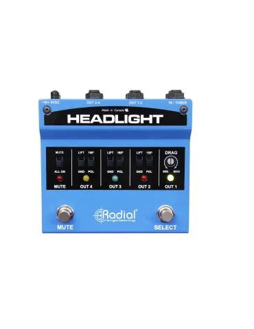  TONEBONE HEADLIGHT Instrumente - Wahlschalter für Verstärker mit 4 Ausgängen|MusicGoodDeal  2
