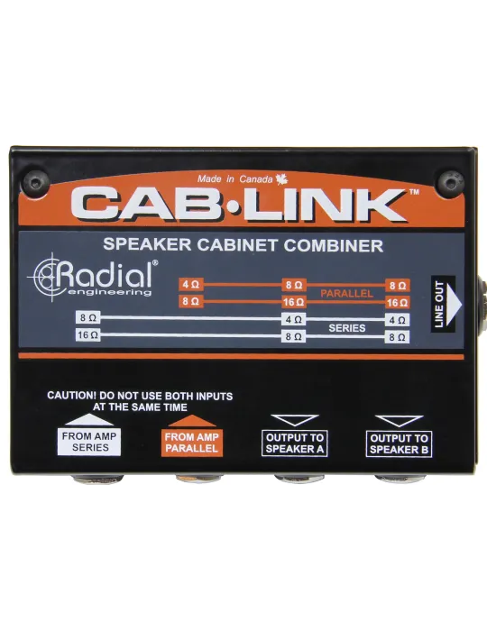  TONEBONE CABLINK Amplifiers/Speakers - 1-in/2-out speaker connector|MusicGoodDeal 