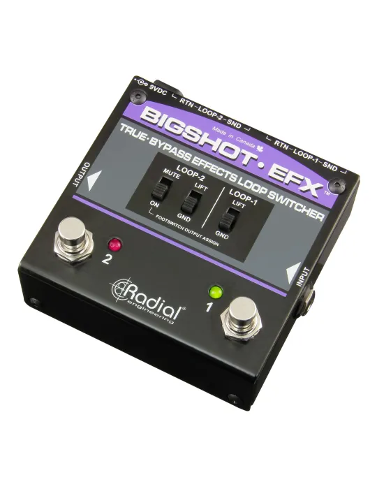  RADIAL ENGINEERING BIGSHOT-EFX Selektoren - Selektor 2 Effektschleifen|MusicGoodDeal 