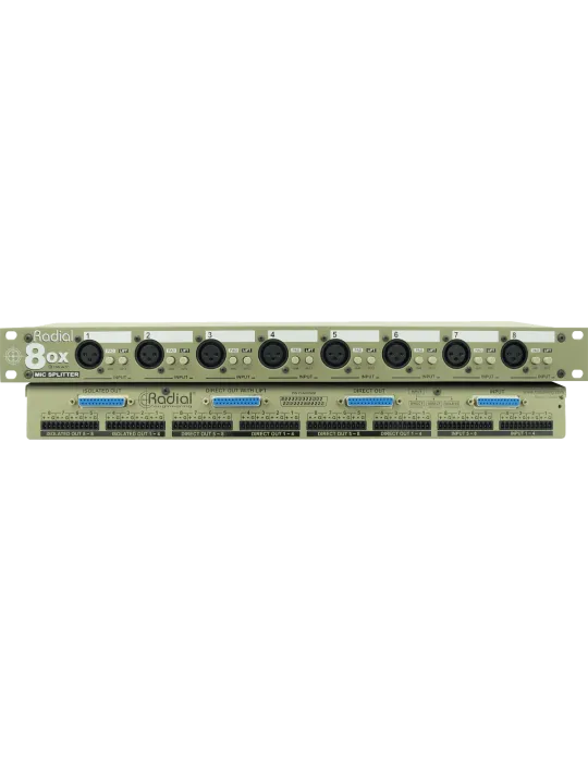  RADIAL ENGINEERING OX8R Racks - 8 Channel Mic Splitter-Radial|MusicGoodDeal 