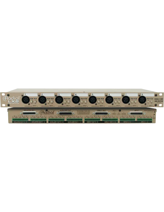  RADIAL ENGINEERING LX8R Racks - 8 channel line splitter|MusicGoodDeal 