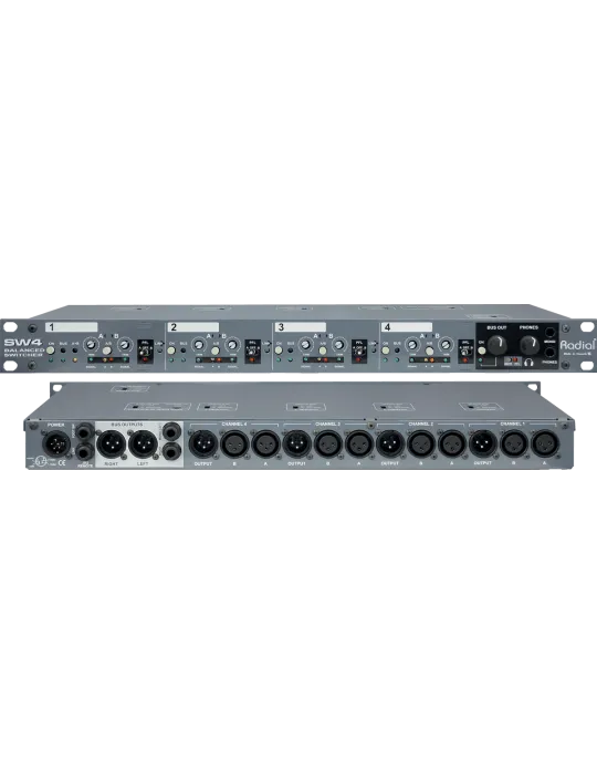  RADIAL ENGINEERING SW4 Racks - 4-Kanal-Audio-Switcher|MusicGoodDeal 