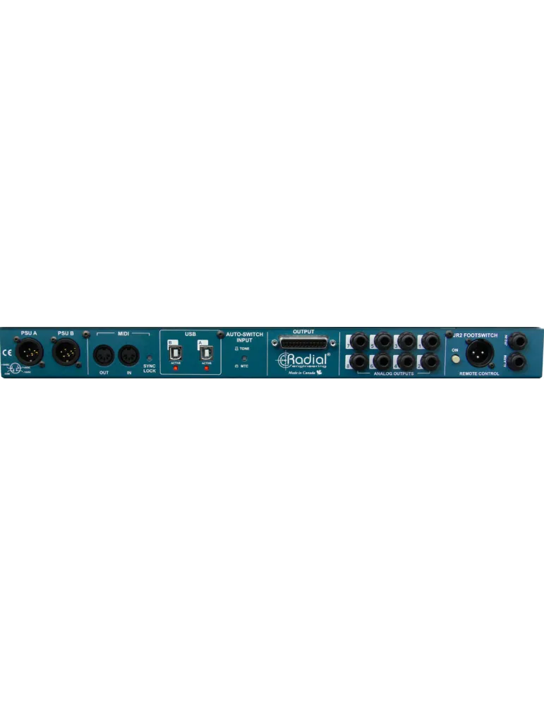  RADIAL ENGINEERING SW8-USB Racks - Auto-Switcher 8 Kanäle, 2 USB|MusicGoodDeal 