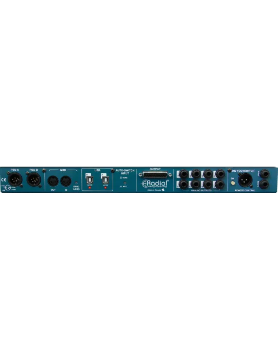  RADIAL ENGINEERING SW8-USB Racks - Auto-Switcher 8 Kanäle, 2 USB|MusicGoodDeal 