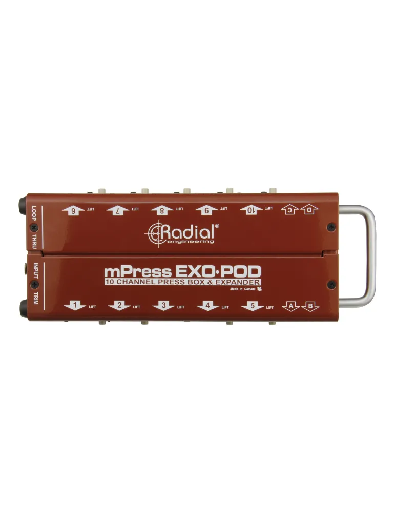  RADIAL ENGINEERING EXO-POD Racks - mPress Extension 10 outputs|MusicGoodDeal 