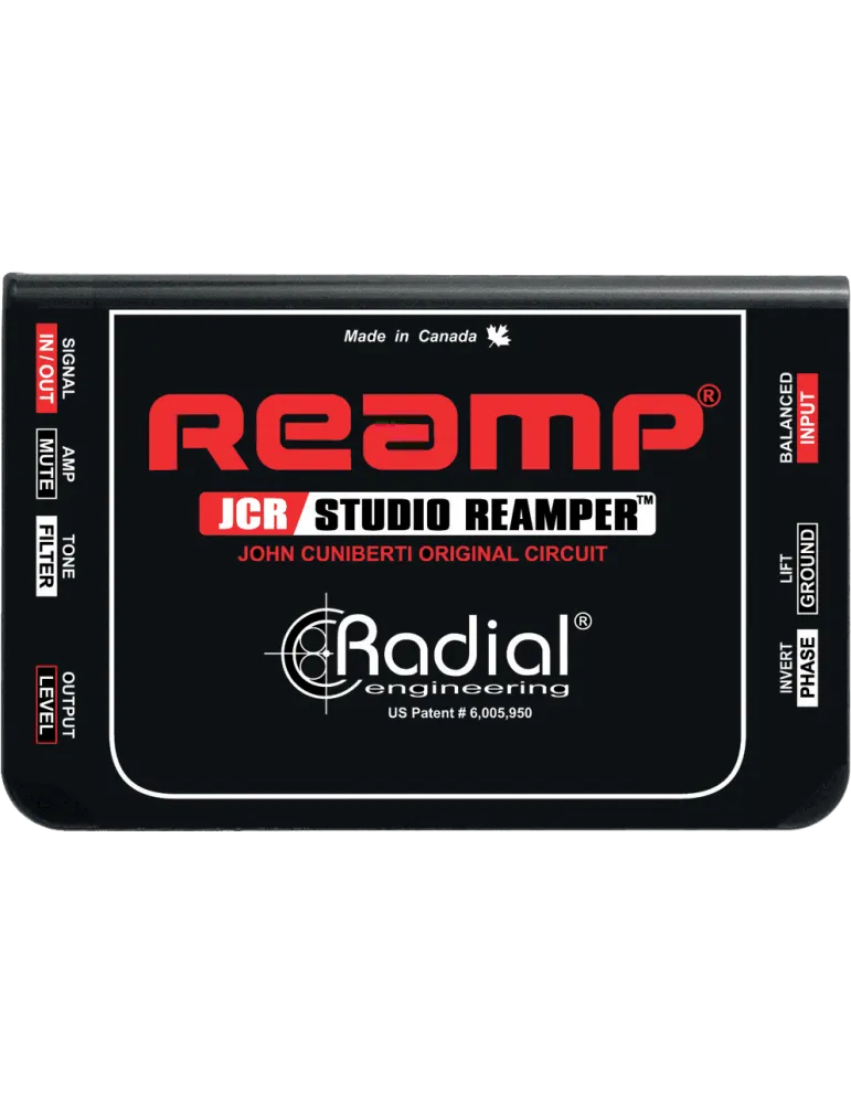 RADIAL ENGINEERING REAMP-JCR Direct boxes - Passive reamers|MusicGoodDeal 