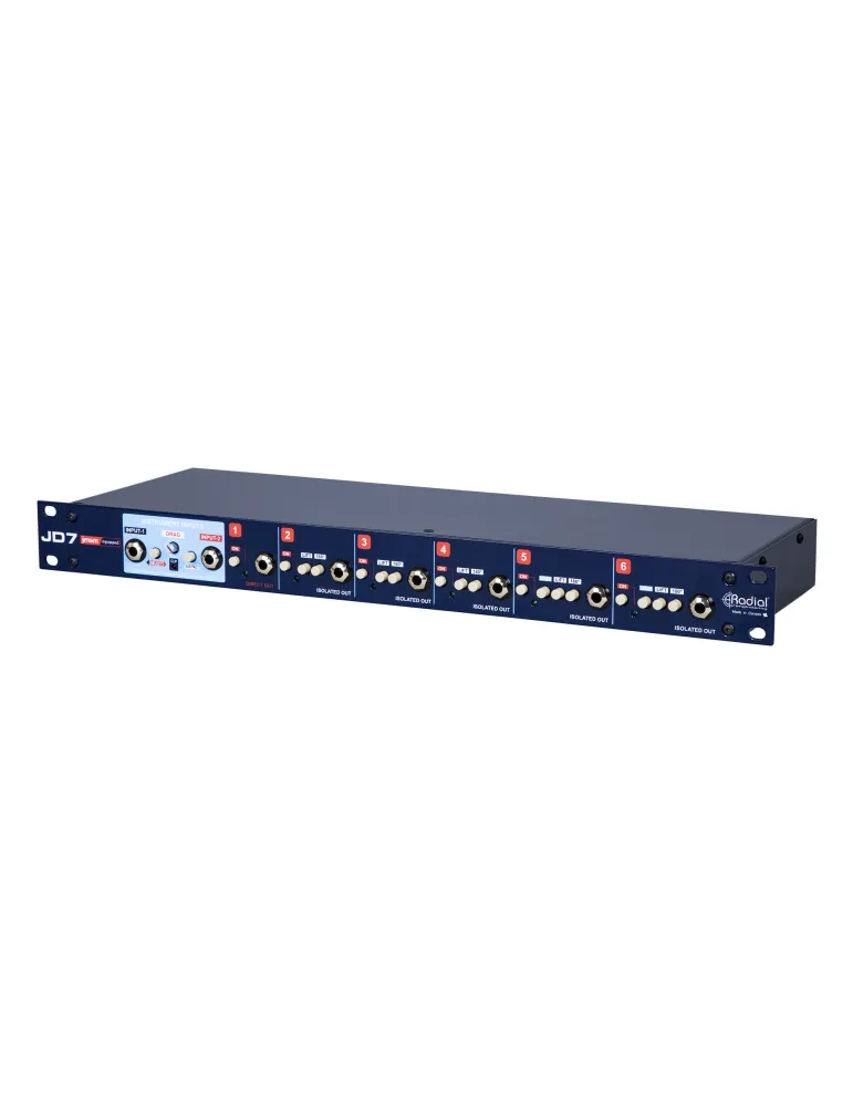  RADIAL ENGINEERING JD7 Racks - Rack reamp 2 in 7 out|MusicGoodDeal 