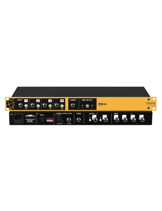  RADIAL ENGINEERING JX42-V2 Splitter - Switch 4 guitars 2 amps|MusicGoodDeal 