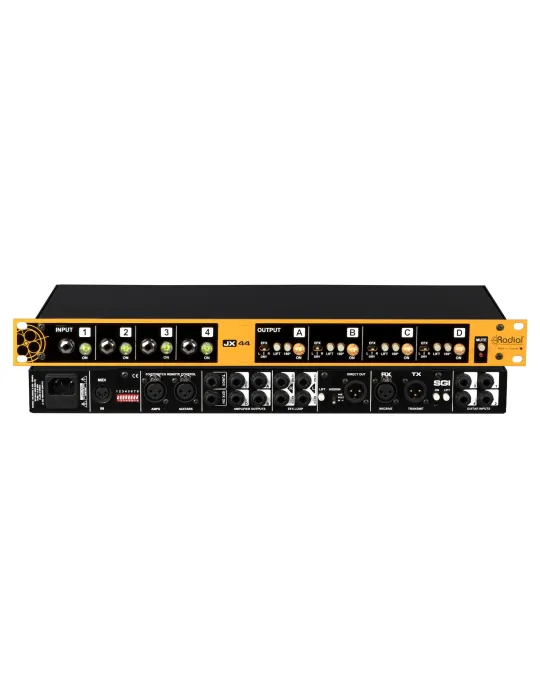  RADIAL ENGINEERING JX44-V2 Racks - Switch guitars 4 inputs/6 outputs|MusicGoodDeal 