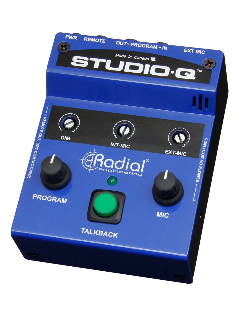  RADIAL ENGINEERING STUDIOQ Splitters - Studio talkback interface with microphone|MusicGoodDeal 