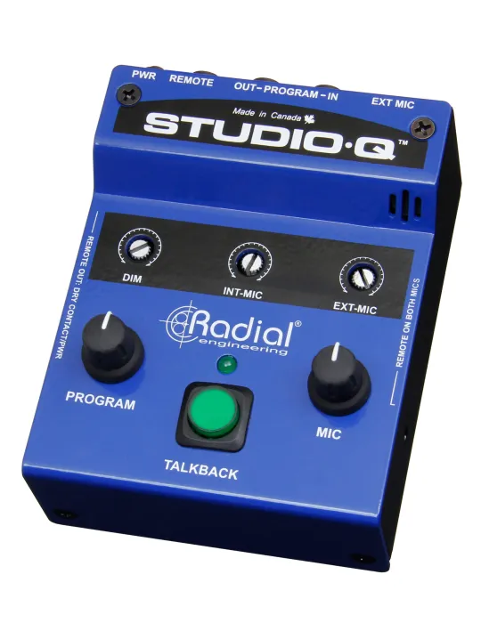  RADIAL ENGINEERING STUDIOQ Splitters - Studio talkback interface with microphone|MusicGoodDeal 