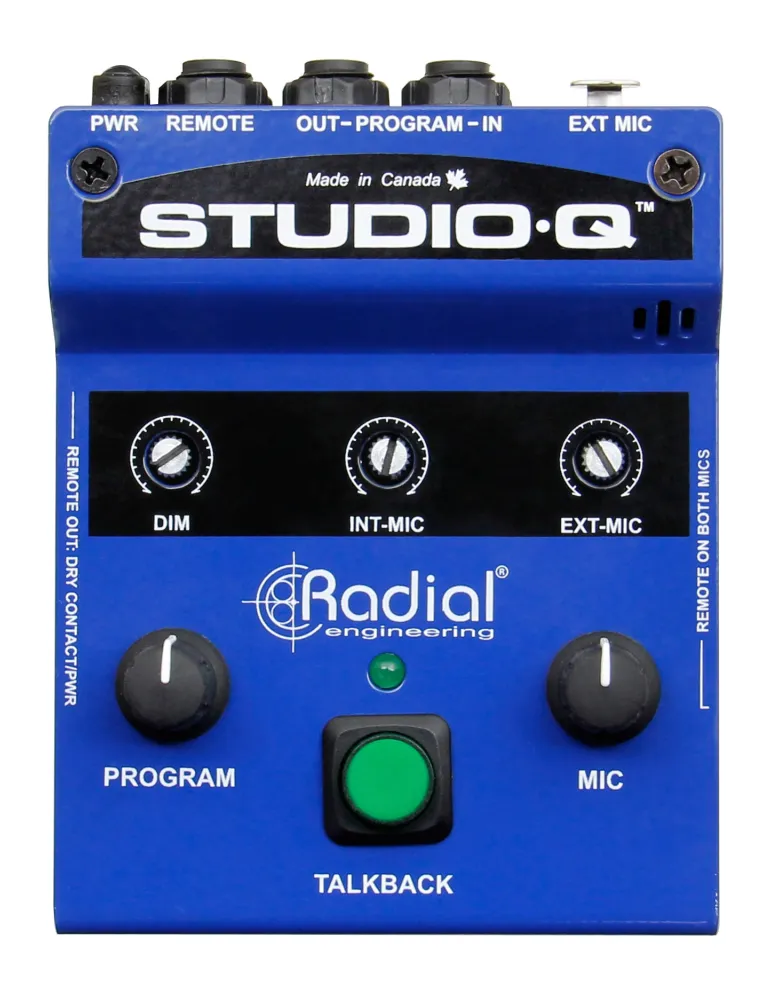  RADIAL ENGINEERING STUDIOQ Splitters - Studio talkback interface with microphone|MusicGoodDeal 