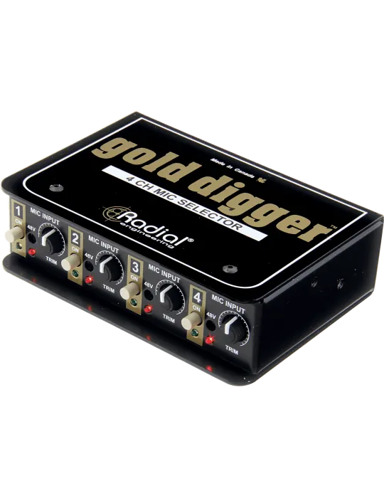  RADIAL ENGINEERING GOLD-DIGGER Splitters - Microphone selector|MusicGoodDeal 
