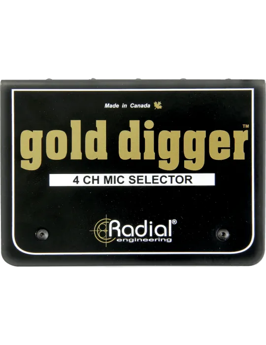  RADIAL ENGINEERING GOLD-DIGGER Splitters - Microphone selector|MusicGoodDeal 
