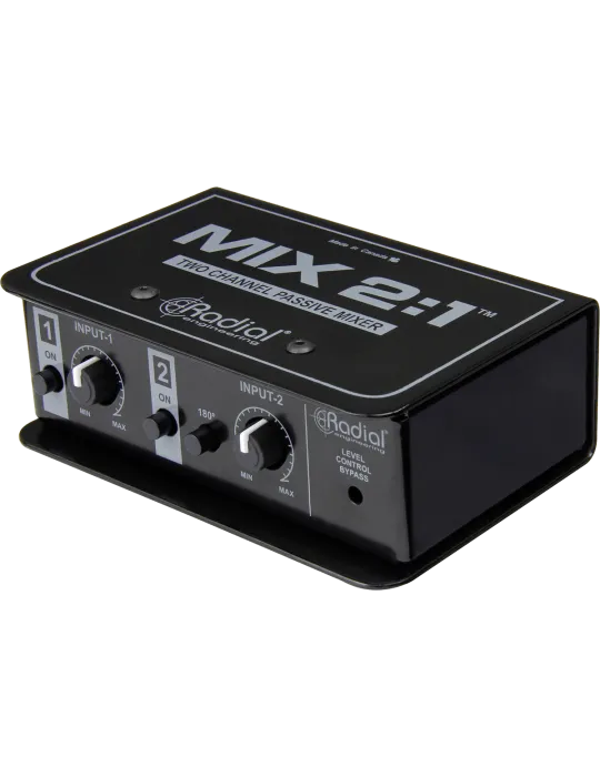  RADIAL ENGINEERING MIX2.1 Mischpult - 2-Kanal-Summiermischer|MusicGoodDeal 
