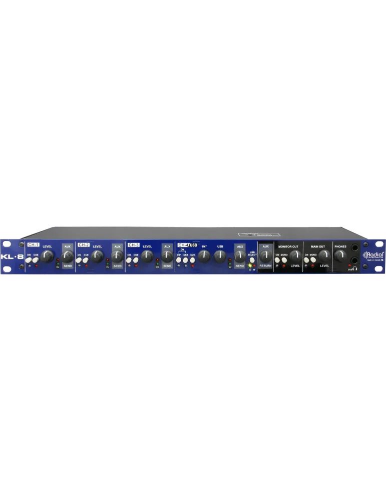  RADIAL ENGINEERING KL8 Bastidores - Estación de mezcla de teclados para montaje en bastidor|MusicGoodDeal 
