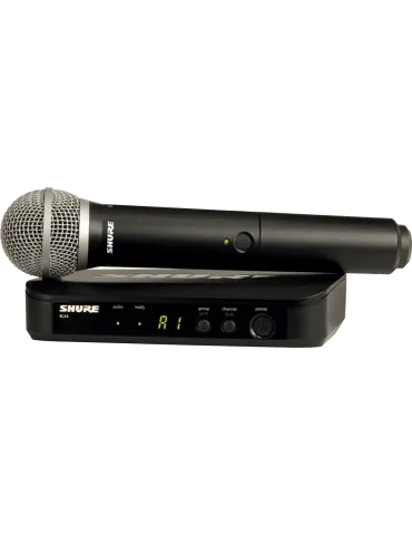  SHURE BLX24E-PG58-M17 Complete single - PG58 handheld transmitter - M17 band|MusicGoodDeal 