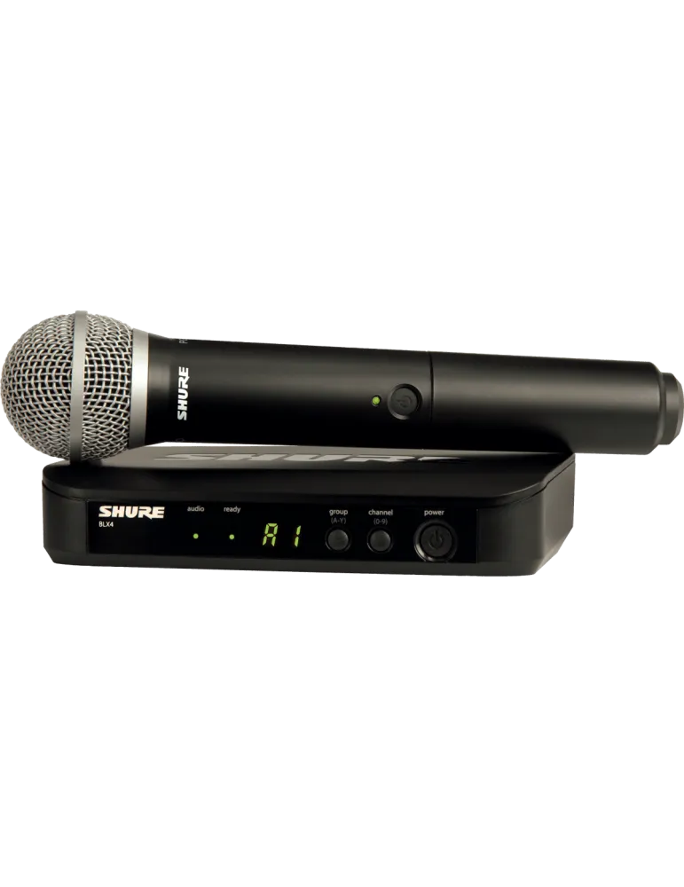  SHURE BLX24E-PG58-M17 Complete single - PG58 handheld transmitter - M17 band|MusicGoodDeal 