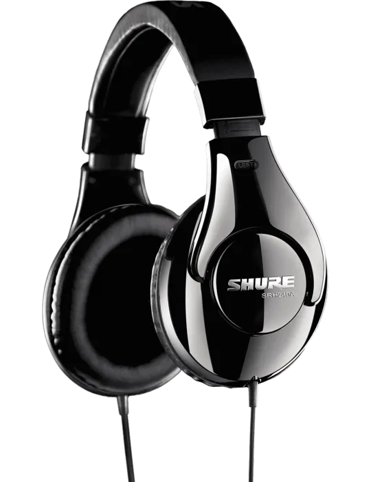  SHURE SRH240A-BK Geschlossener Nomade|MusicGoodDeal 