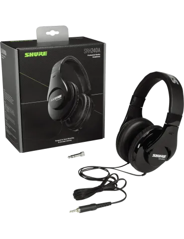  SHURE SRH240A-BK Geschlossener Nomade|MusicGoodDeal  2