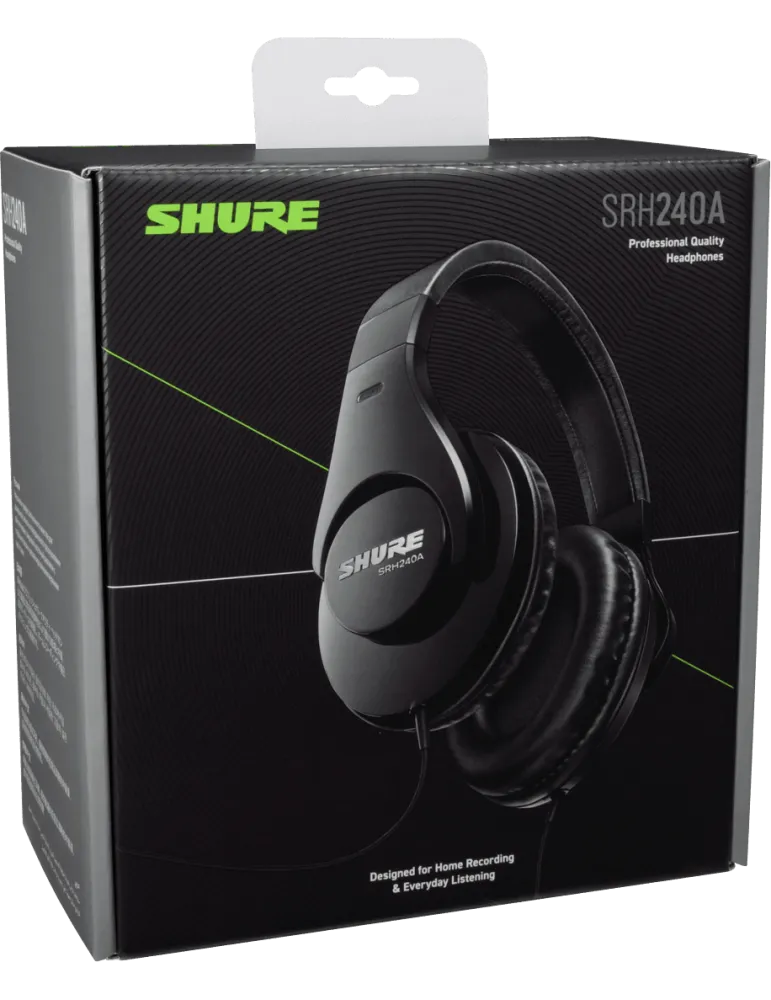  SHURE SRH240A-BK Geschlossener Nomade|MusicGoodDeal 