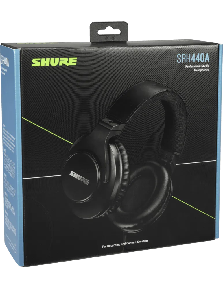  SHURE SRH440A-EFS Geschlossener Pro-Studio-Kopfhörer|MusicGoodDeal 