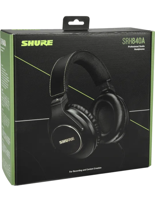  SHURE SRH840A-EFS Profi-Monitoring-Kopfhörer schwarz SRH840A|MusicGoodDeal 